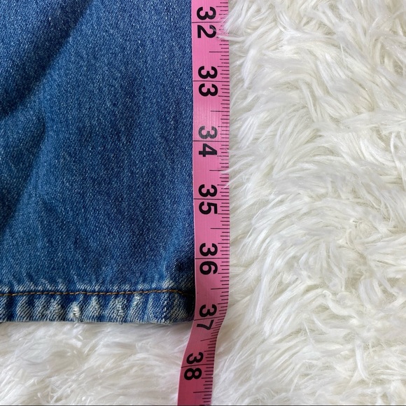 BDG Distressed Patchwork Slim Boyfriend Jeans Blue - Picture 14 of 14